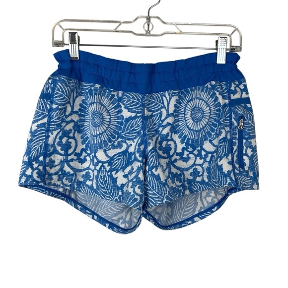 lululemon athletica Pants - Lululemon Run: Ultra Short II Beachy Floral White Porcelaine